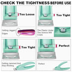 Green Adjustable Artificial Acrylic Fake Nail False Nail Tip Clipper Cutter - Image 3
