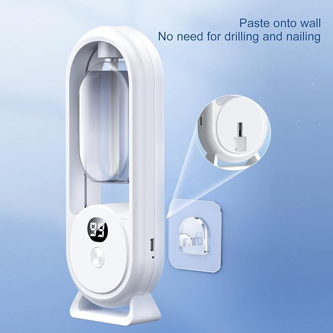 Wall Mounted Essential Oil Diffuser, 5 Modes Dual Display Colourful Night Light - Image 5