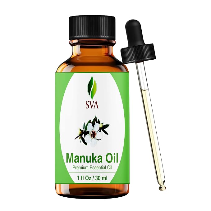 SVA Manuka Essential Oil – 1 Fl Oz – 100% Natural Manuka Oil by SVAORGANICS