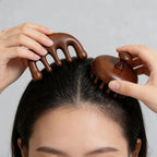 Scalp Massager for Hair Growth, Two-Piece Set-Manual Head Scrubber - Image 3