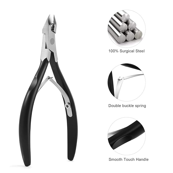 FERYES Cuticle Clipper Professional Manicure and Pedicure Cuticle Remover Tools - Image 3