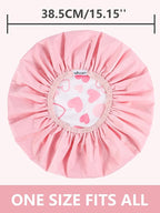 Years calm Shower Caps for Women Reusable Waterproof, Double Layer Waterproof - Image 3