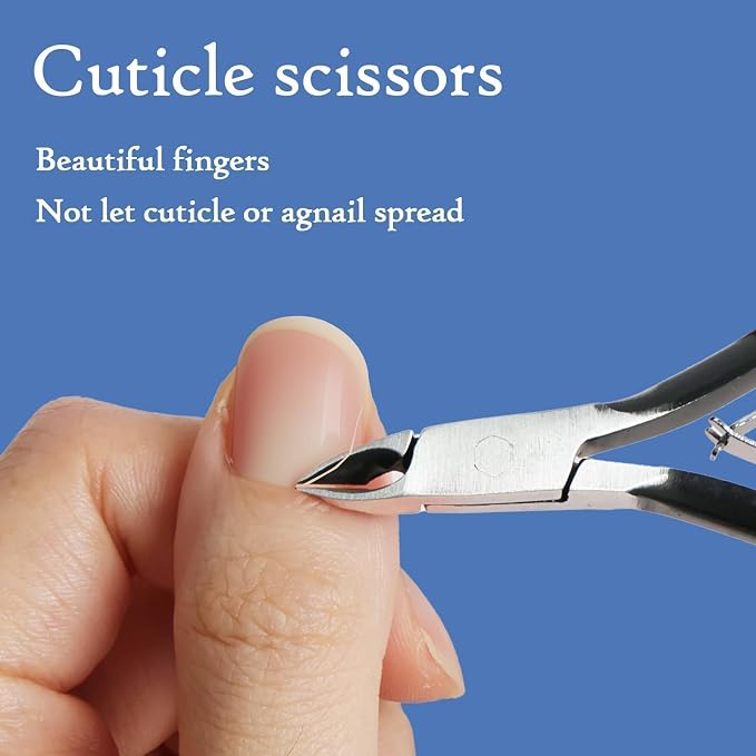 Cuticle Nippers Kit: Precision Coated Stainless Steel Cuticle Trimmer Remover - Image 5