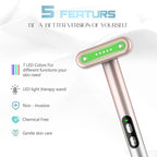 Red-Light-Therapy，Led Facial Light Therapy 7 Colors Eye Beauty Wand Face - Image 5
