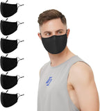 3-Ply Cloth Face Mask 6 Pack, Reusable and Breathable Face Covering - Image 5