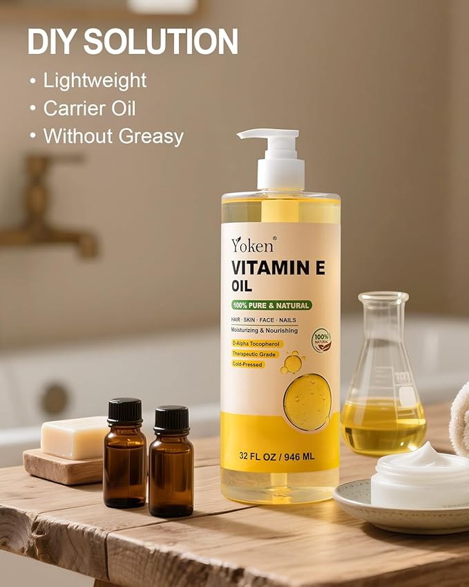 Yoken Vitamin E Oil 32 Fl Oz Vitamin E oil - Image 4