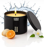 Lulu Candles | Ocean Breeze Scented Candle | Smells Fresh & Oceany | Luxury by LULUCANDLES
