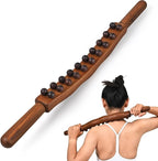 Guasha Wood Massage Stick Tools Wooden Therapy Scraping Lymphatic Drainage - Image 7