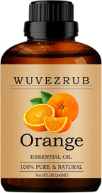 Orange Essential Oils, 240ML Pure and Natural Essential Oil by WUVEZRUB