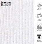 CASA COPENHAGEN Ribbed Bar Mop Towels - Image 3
