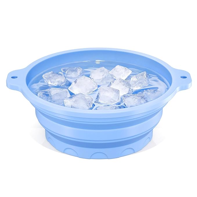 Foldable Silicone Face Ice Bath Bowl - Image 2