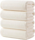 ecolook 4 Pack Microfiber Bath Towels, 31 x 63 inches Extra Large Bath Towel Set by Unknown