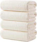 ecolook 4 Pack Microfiber Bath Towels, 31 x 63 inches Extra Large Bath Towel Set by Unknown