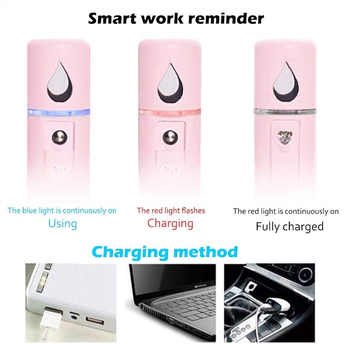 Nano Facial Steamer Mist Spray Eyelash Extensions Cleaning Pores Water SPA - Image 7