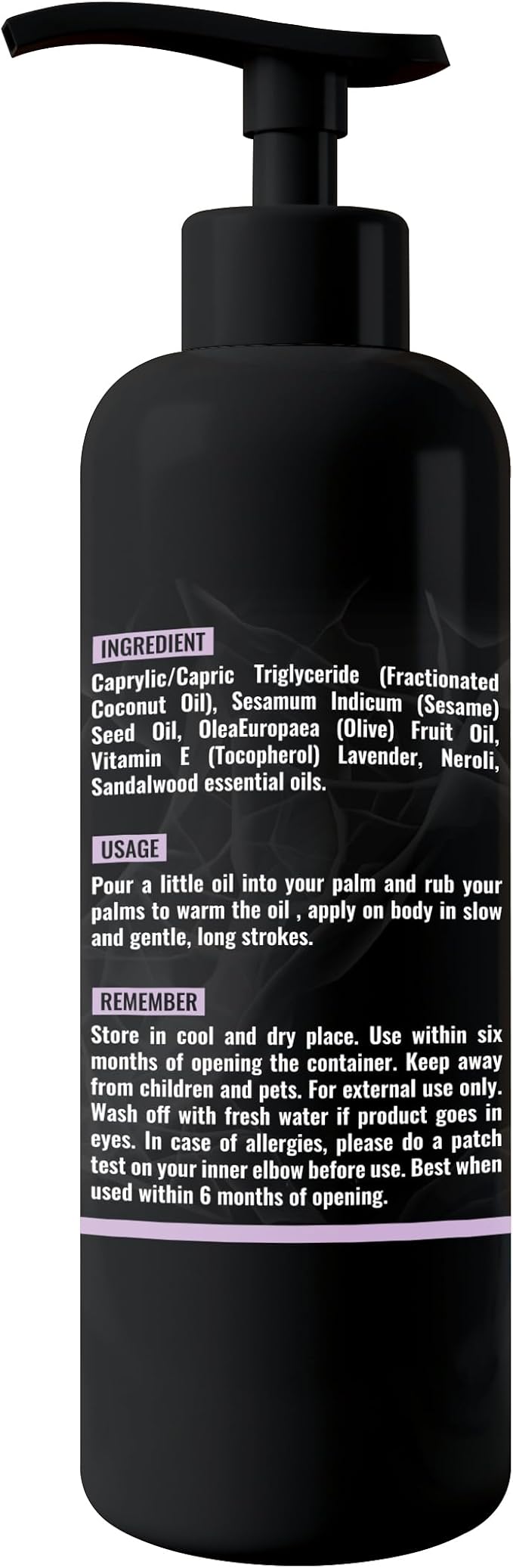 Organic - Edible Floral Sensual Massage Oil - Image 8