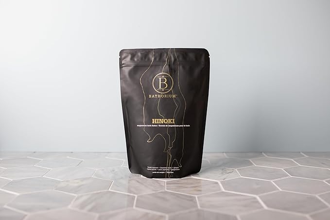 Bathorium Hinoki Mineral Magnesium Chloride Bath Flake, Relaxing Bath Soak - Image 4