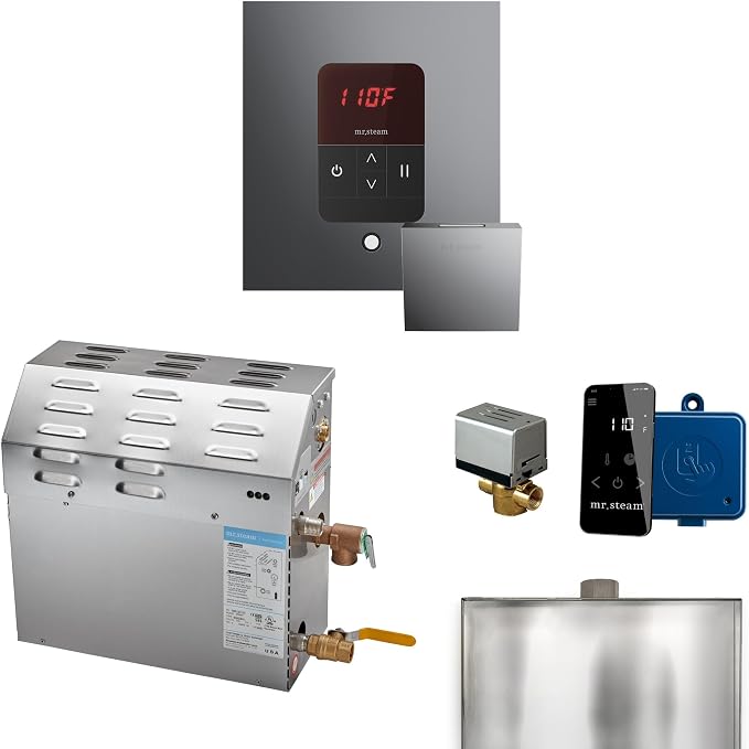 Mr Steam MS 10kW Steam Shower Generator Package w/square iTempo Control in by MrSteam