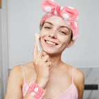 WHAVEL 6PCS Spa Headband and Wristbands Set, Face Wash Headband Wrist Bands - Image 8