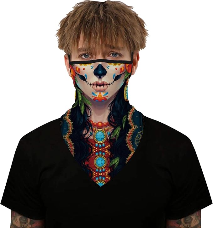YAYOUREL Neck Gaiter Face Mask Bandanas - Image 5