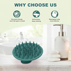 Meartchy Silicone Scalp Massager Shampoo Brush, Scalp Brush - Image 6