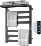 Tower Warmer Rack, 6 Bars Stainless Steel Wall Mounted Electric Heated Towel by Unknown