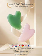 Rena Chris 2PCS Gua Sha Facial Tools: Jade Stone Guasha Tool - Image 8