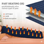 Electric Heating Pad for Back Pain Relief, Heating Pad for Period Cramps Neck - Image 5