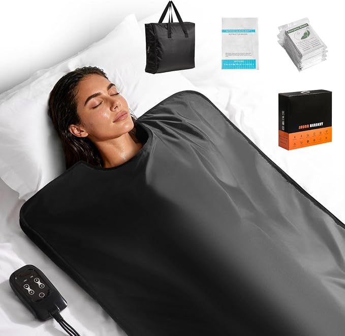 Portable Sauna Blanket PVC, Full Body Heated Bag by Unknown