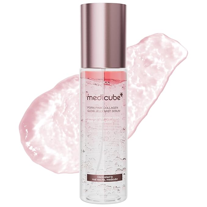 medicube Jelly Mist Serum with Pink PDRN Collagen | Dual-Texture Glow Spray by medicube