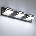 VOLISUN Modern Bathroom Vanity Light Fixtures, Matte Black LED Bathroom by VOLISUN