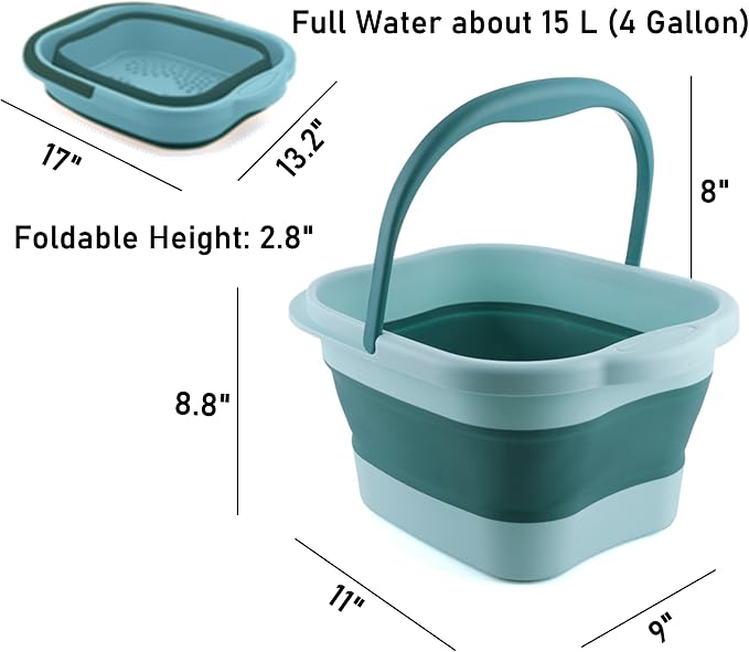 Collapsible Foot Bath Soak Tub - Image 2