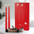 WPONSZU 14 Pack Tall Red Taper Candles 10 Inch Unscented Dripless Candlesticks - Image 5