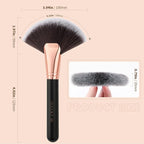 Docolor Fan Brush Finishing Powder Brush Multi-use Brush - Image 5