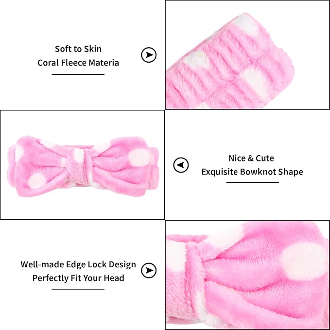 Casoty 10 Pcs Spa Headbands, Makeup Headband - Image 7