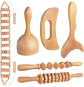 10-in-1 Wood Therapy Massage Tools Gua Sha Wooden Massager by JUANWAN