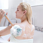 AmazerBath Shower Sponge Loofah Back Scrubber, PE Soft Mesh Loofah Body Scrubber - Image 5