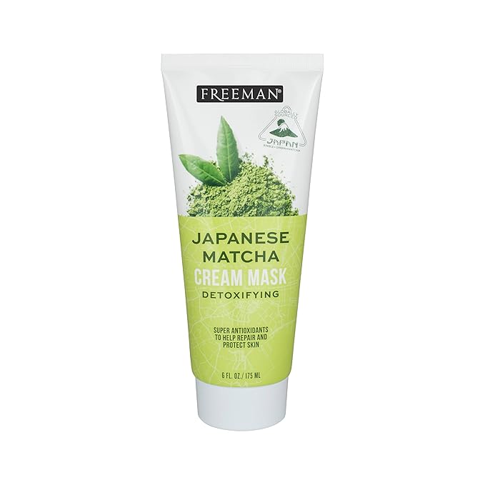 Freeman Exotic Blends Detoxifying Japanese Matcha Cream Facial Mask, 6 fl.oz./ by Freeman