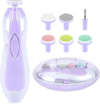 Qunlions life Baby Nail Trimmer Electric, 6 in 1 Baby Nail File Clippers Infant by Qunlionslife