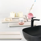 NiuYichee 2 Pcs Water Absorbing Stone Trays, Kitchen/Bathroom Sink Soap Dish - Image 8