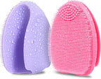 Silicone Face Scrubber, 2 Pack Face Scrubber by HieerBus