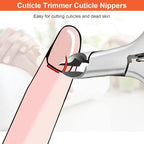 CGBE Cuticle Trimmer, 3/4 Jaw Extremely Sharp Cuticle Nippers, Professional - Image 5