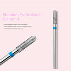 10pcs Safety Round Barrel Cuticle Drill Bits, Carbide Diamond Nail Bits - Image 2