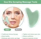 URAQT Gua Sha Massage Tool, Quartz Jade Stone Gua Sha Facial Tool, Face - Image 3
