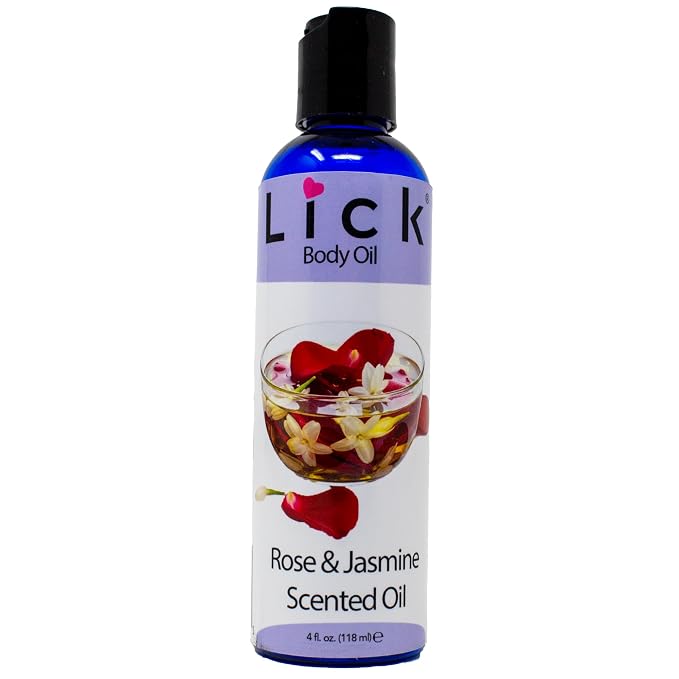 LICK Rose & Jasmine Floral Scented Body Oil – Lightweight Daily Hydration by Lick