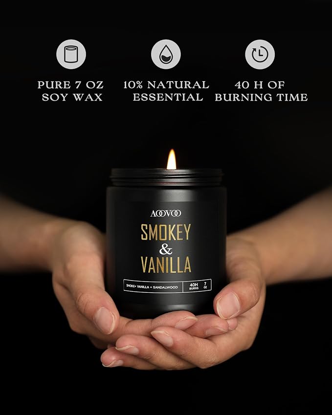 AOOVOO Scented Candles for Men - Image 3