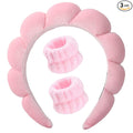 Luckybear Spa Headband for Washing Face, Velvet Makeup Headband by Luckybear