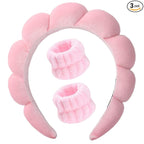 Luckybear Spa Headband for Washing Face, Velvet Makeup Headband by Luckybear