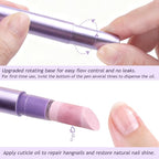 5PCS Cuticle Oil Pusher Pen Set, 2-in-1 Ceramic Cuticle Pushers - Image 4