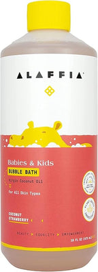 Alaffia Babies & Kids Bubble Bath, Coconut Strawberry 2-Pack – Gentle Tear-Free - Image 7