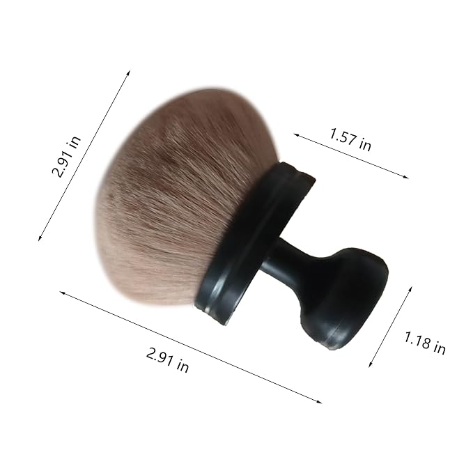 Body Makeup Brush Extra Large Oval Self Tanning Brush Multipurpose 74mm - Image 2